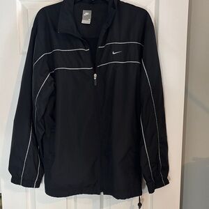 Men’s Nike Black and White Track Jacket